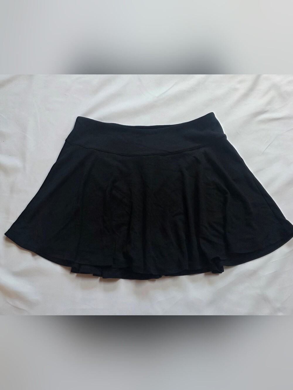 Hollister Ultra High-Rise Black Athletic Tennis Skort Built-In Shorts Size L